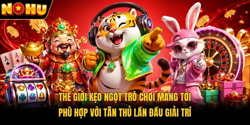 Thế giới kẹo ngọt trò chơi mang tới phù hợp với tân thủ lần đầu giải trí