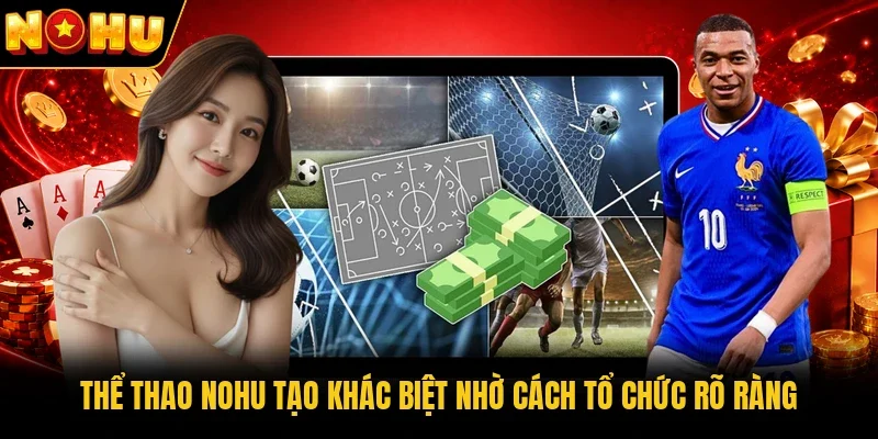 Thể Thao Nohu tạo khác biệt nhờ cách tổ chức rõ ràng